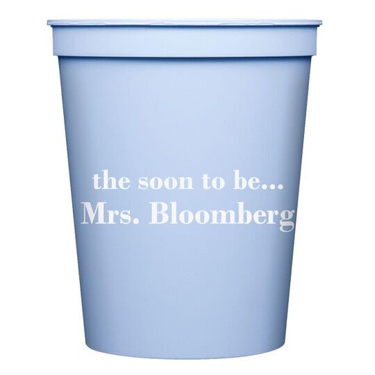 Soon to be Mrs Stadium Cups